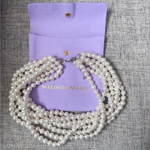 Melinda Maria Pearl Choker Necklace